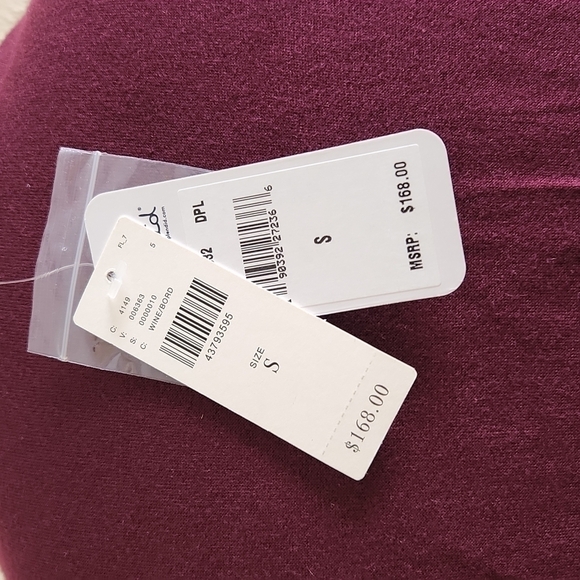 Splendid Burgandy Midi Dress - Picture 6 of 8